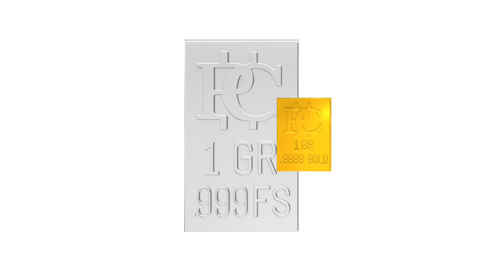 Pure Gold Silver Bar Combo Gold Bullion .999 Silver Bar Pure Gold .9999