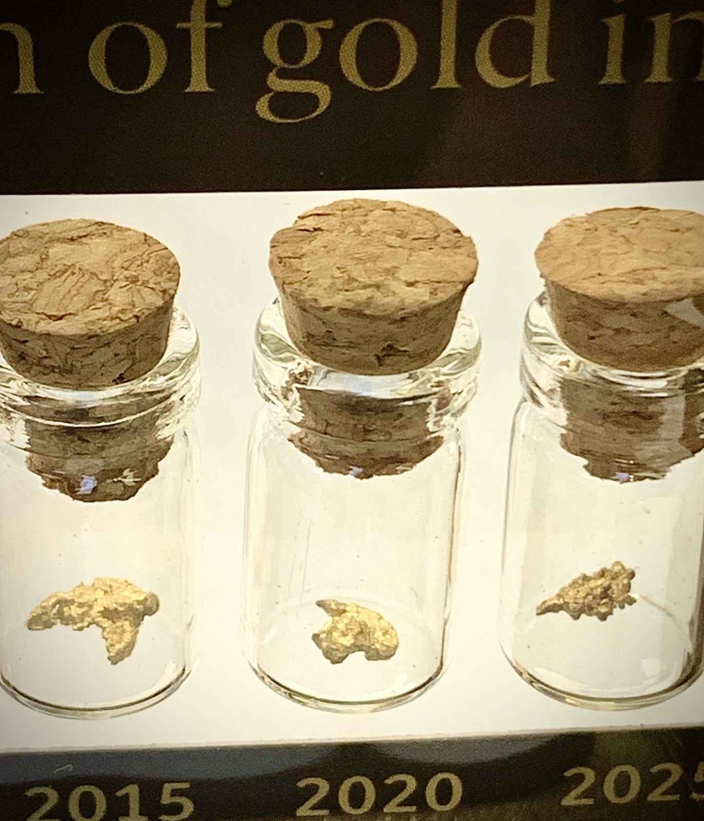 Perth Mint “$10 Worth of Gold” Display • 5 x 24ct Gold Nuggets • Collector•Gift
