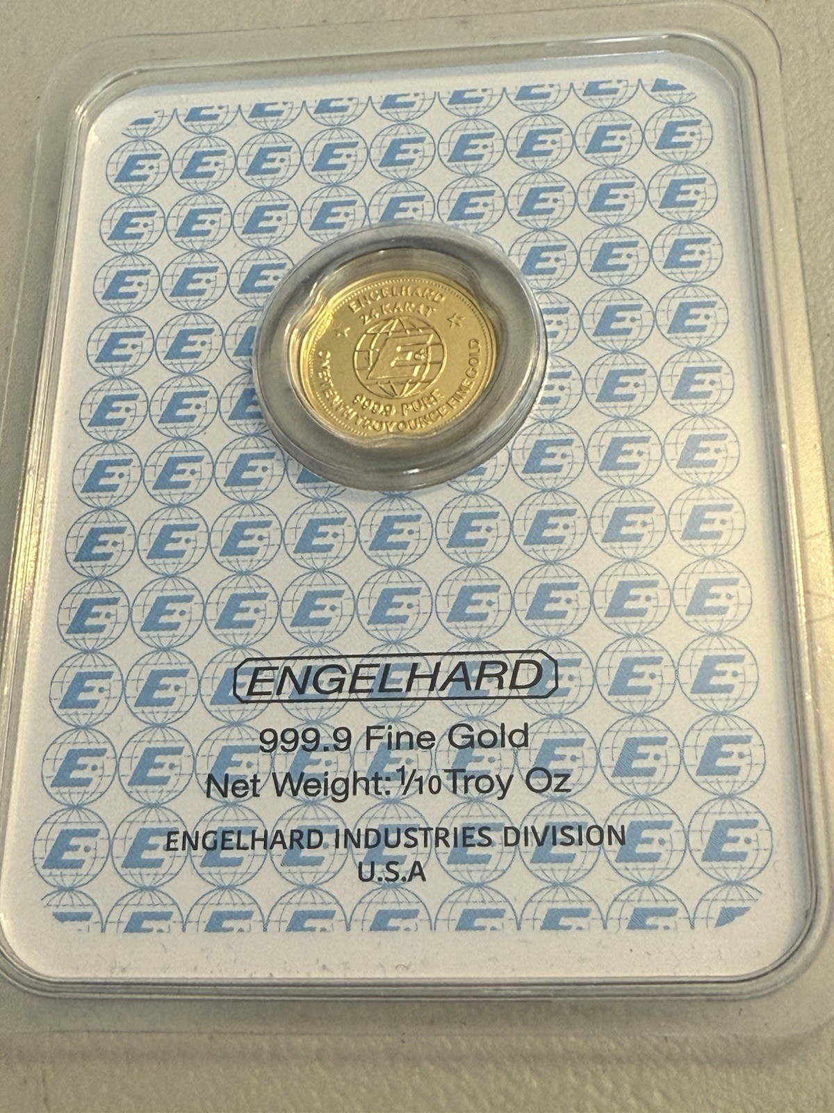 1/10 oz Gold Round – 2025 Revived Engelhard Prospector (in TEP)
