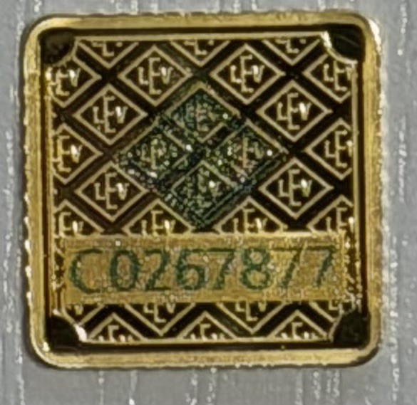 Geiger Edelmetalle 1 Gram Gold Bar .9999 Loose In Plastic Flip