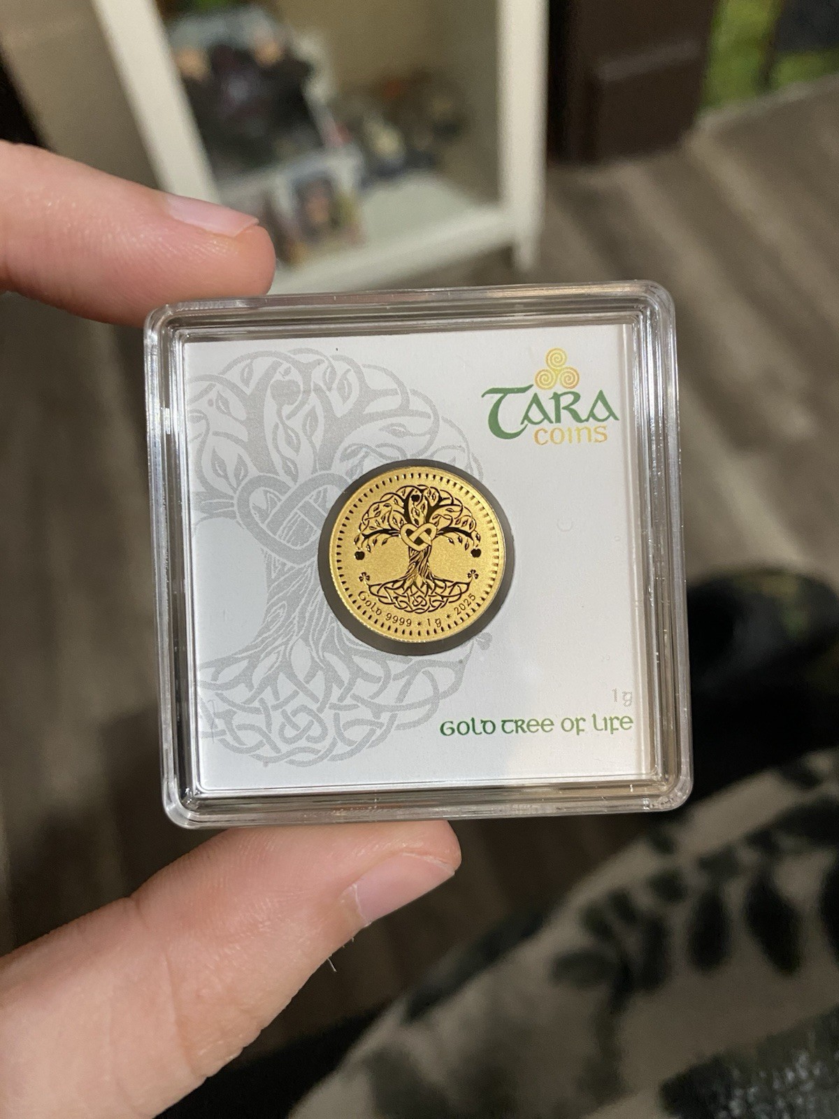 Gold Tree of Life Coin Fine Gold Geiger Edelmetalle 2025 Tara Coins 1 Gram 999