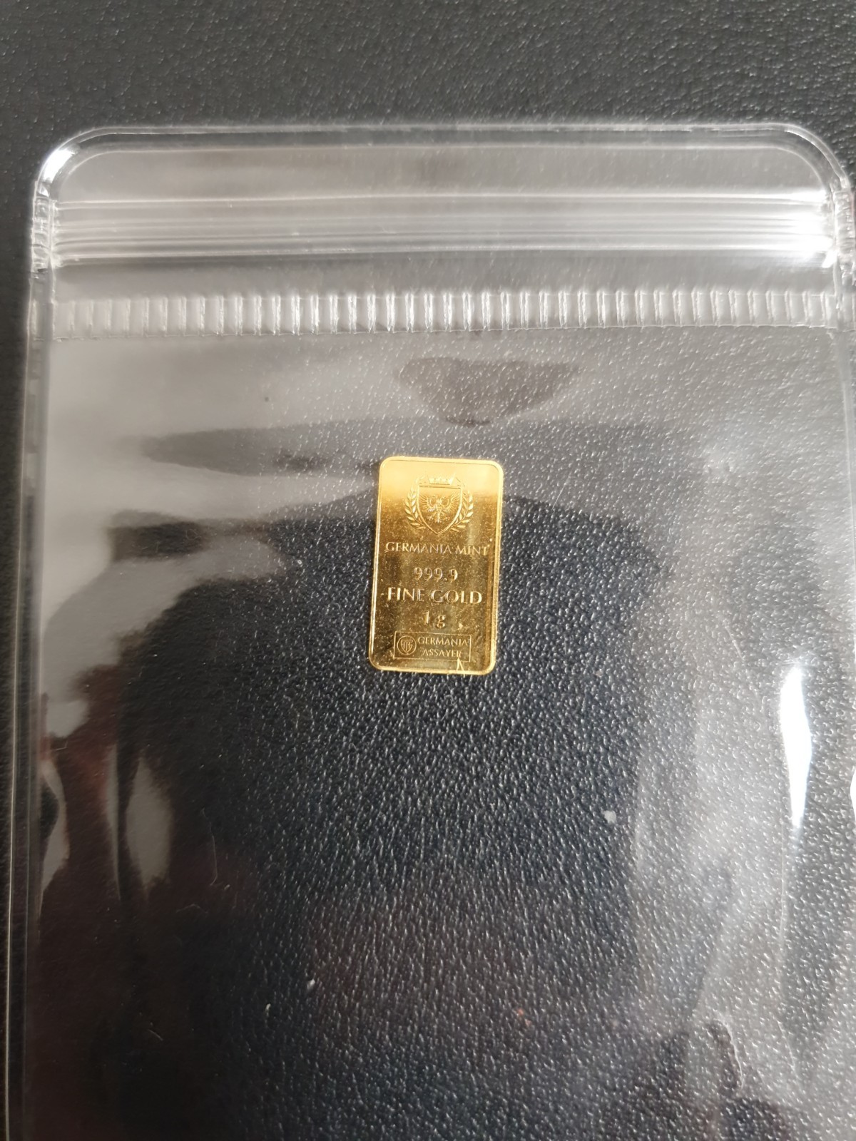 Germania 1g Fine Gold 9999 Minted Bullion Bar One Gram