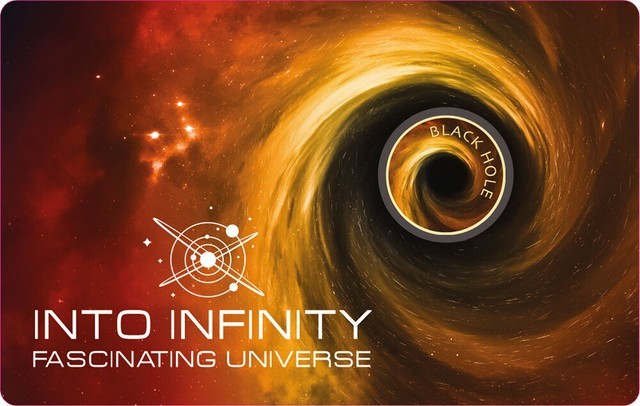BLACK HOLE Space 1/1000 Oz Gold Coin 3000 Francs Chad 2023