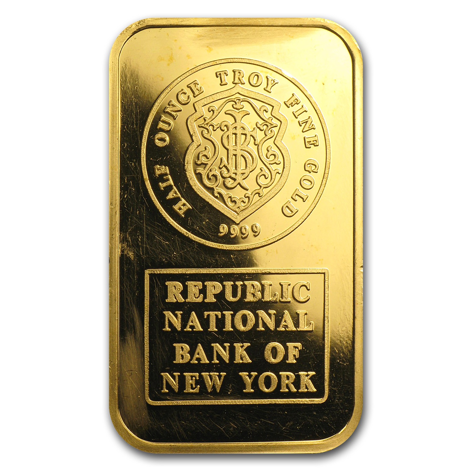 1/2 oz Gold Bar – Johnson Matthey (Republic Bank New of York)