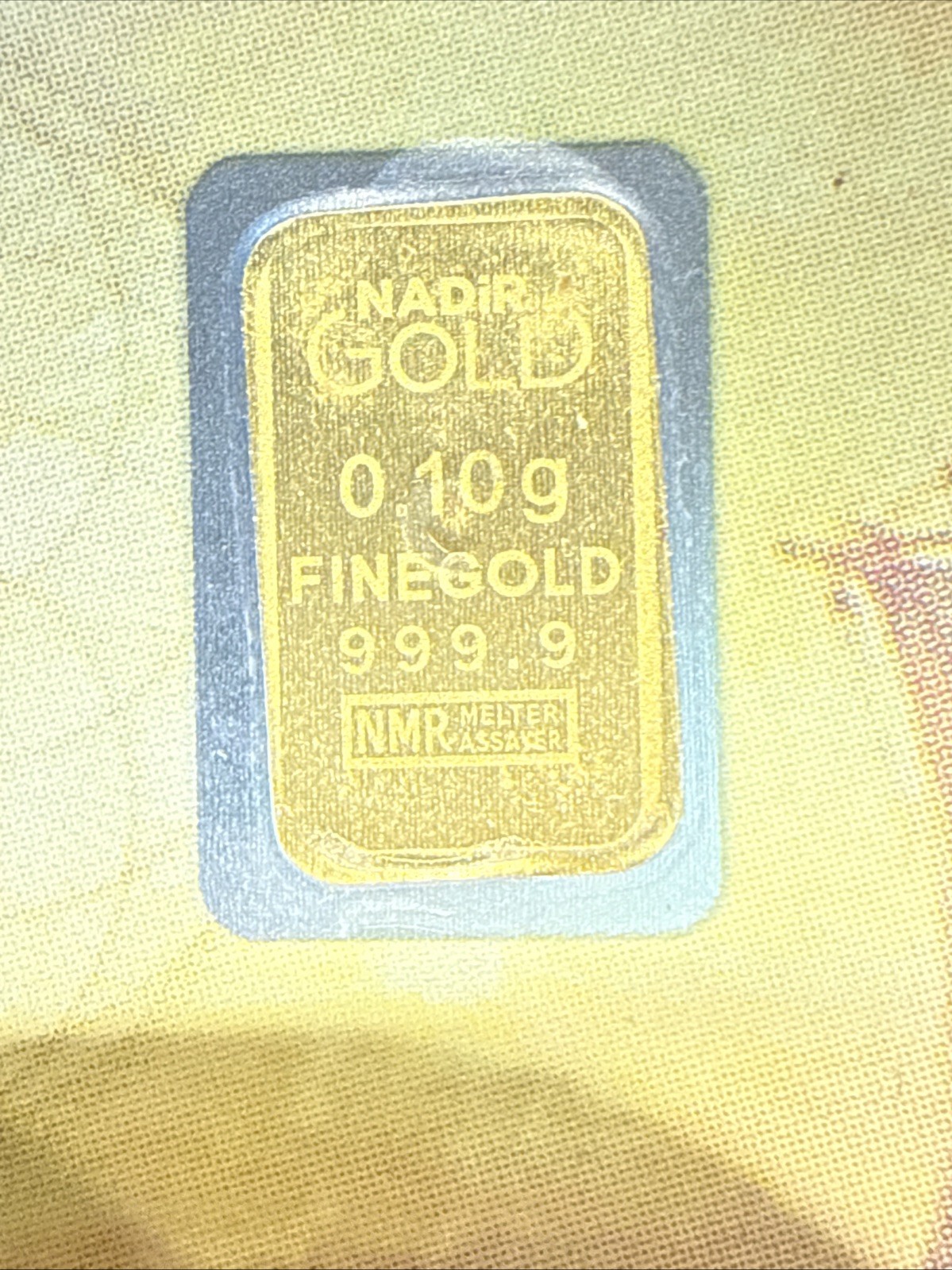KARATBARS .1 GRAM .9999 FINE 24K GOLD BARS KARATPAY 1/10G SET OF 3