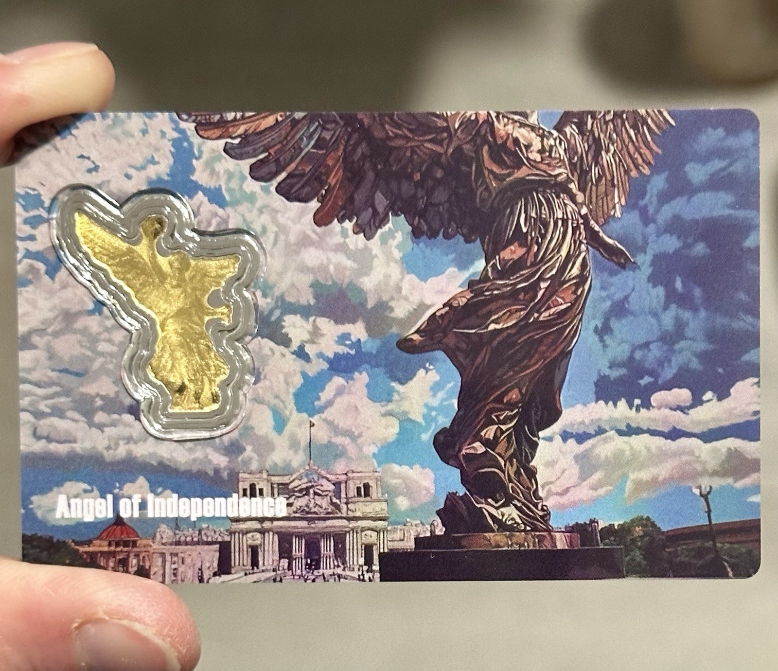 2025 1/1000 oz Gold 2025 Niue Angel of Independence w/COA Card .9999 Fine Gold