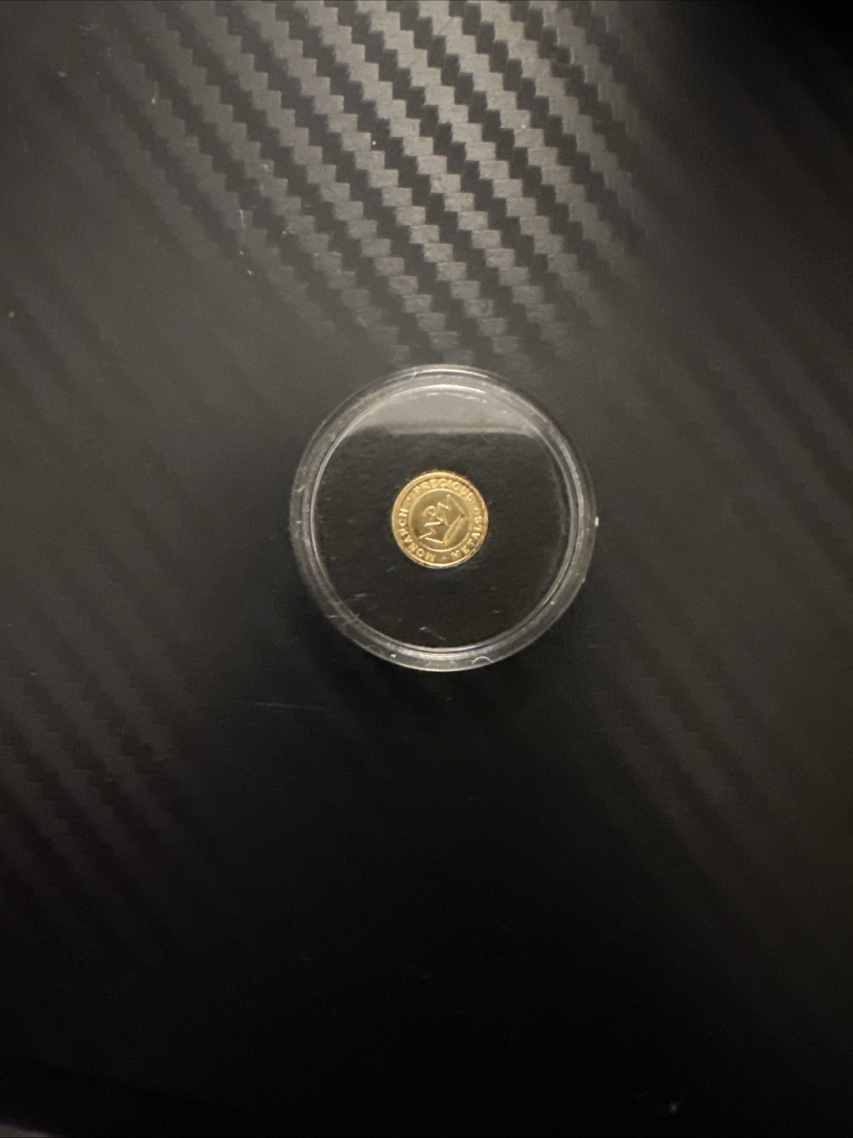 1/2 gram .9999 fine 24k Gold Round- 4 Leaf Clover- Crown Monarch Metals Bullion