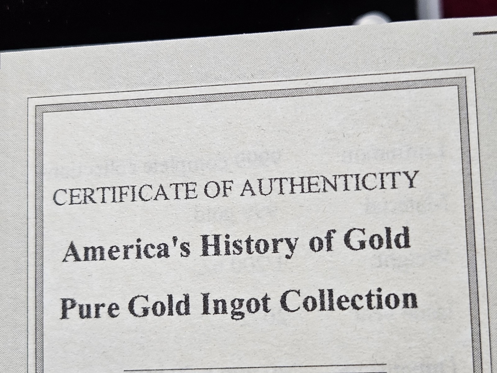 🌟 2022 American Mint U.S. GOLD DEPOSITORY 1/200 oz .999 Gold Proof Bar