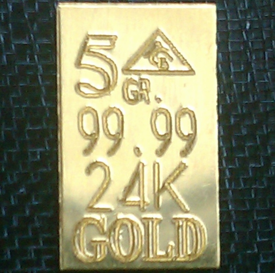 1/3 GRAM SOLID GOLD BAR 24K PURE ACB PREMIUM BULLION 999.9 FINE CERTIFIED G