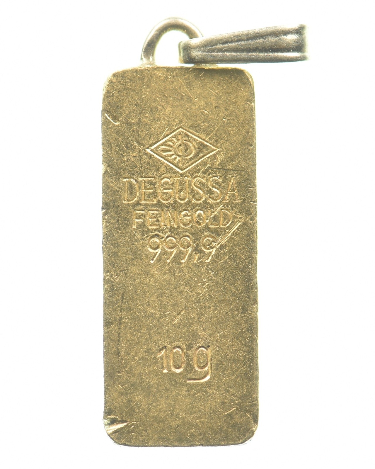 10 Gram Gold Bar Degussa 14kt *7418