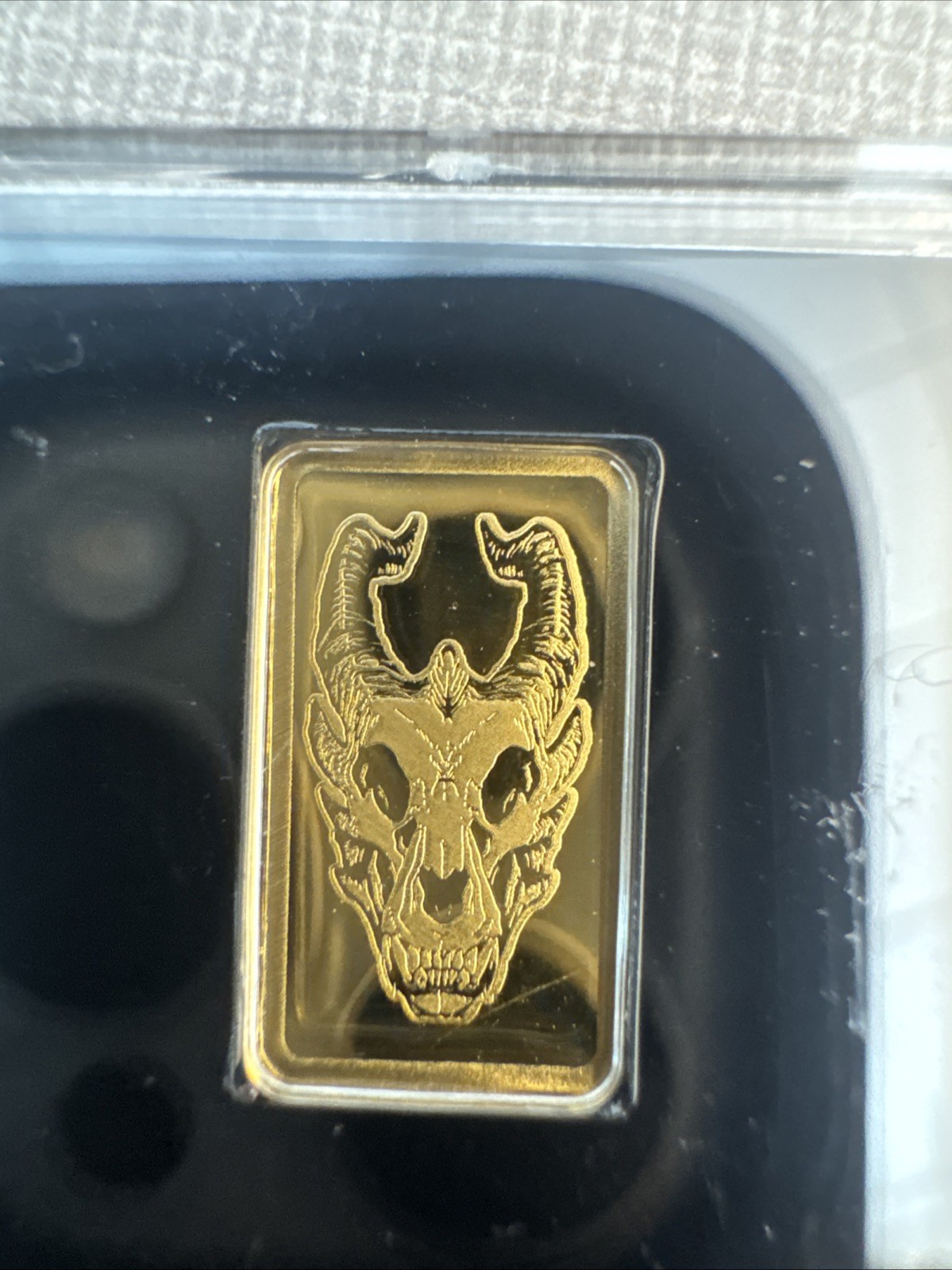 2026 Liberia Dragon Skull Proof 1/200 oz Gold Coin (999 Mintage)