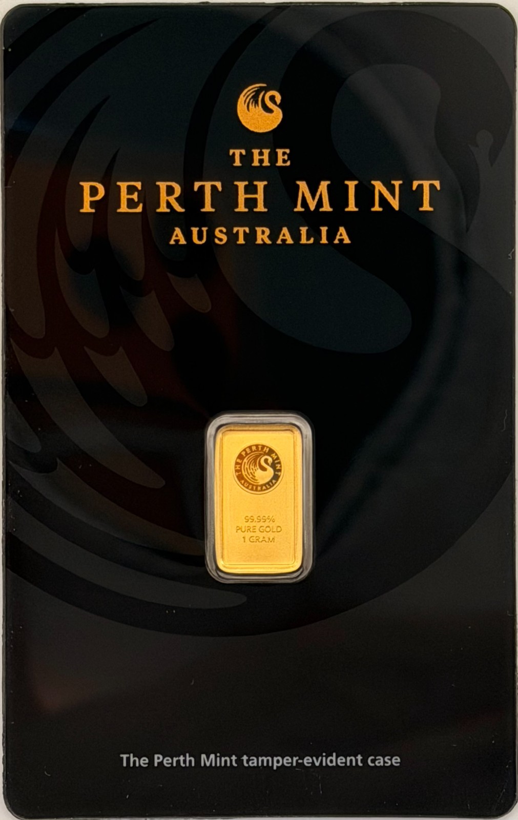 THE PERTH MINT 1 Gram .9999 Fine Gold Bar in Sealed Assay Card
