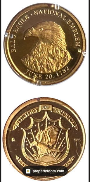 American Mint Symbol of Freedom Bald Eagle 0.5 Gram 14K Gold Proof