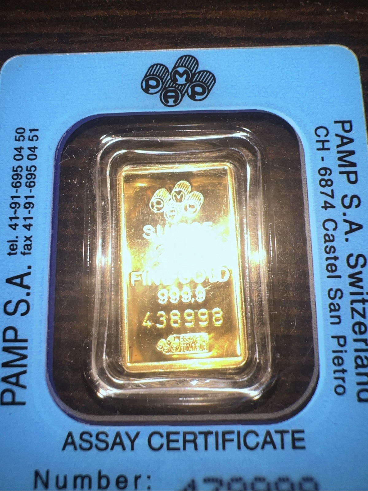 Gold PAMP Suisse 2.5 gram Lady Fortuna Swiss .999 Fine Bar Sealed in Assay