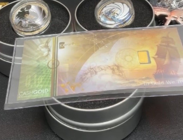 GOLD KARATBARS NADIR 1/10 GRAM GOLD BAR 999.9 24K GOLD BULLION Investment/gift