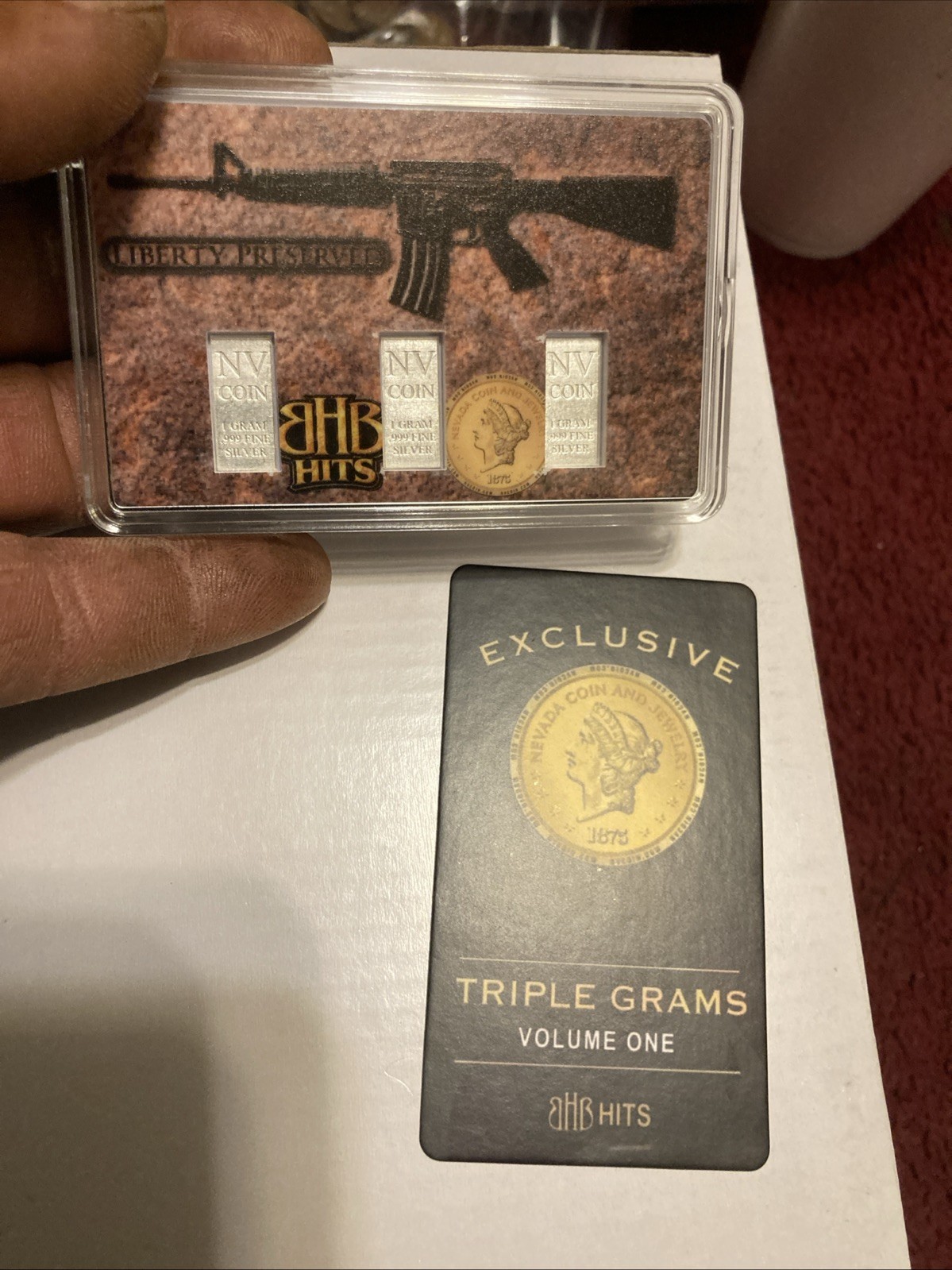 BHB NV Coin – 3 Grams of Silver. We the people. coa included.