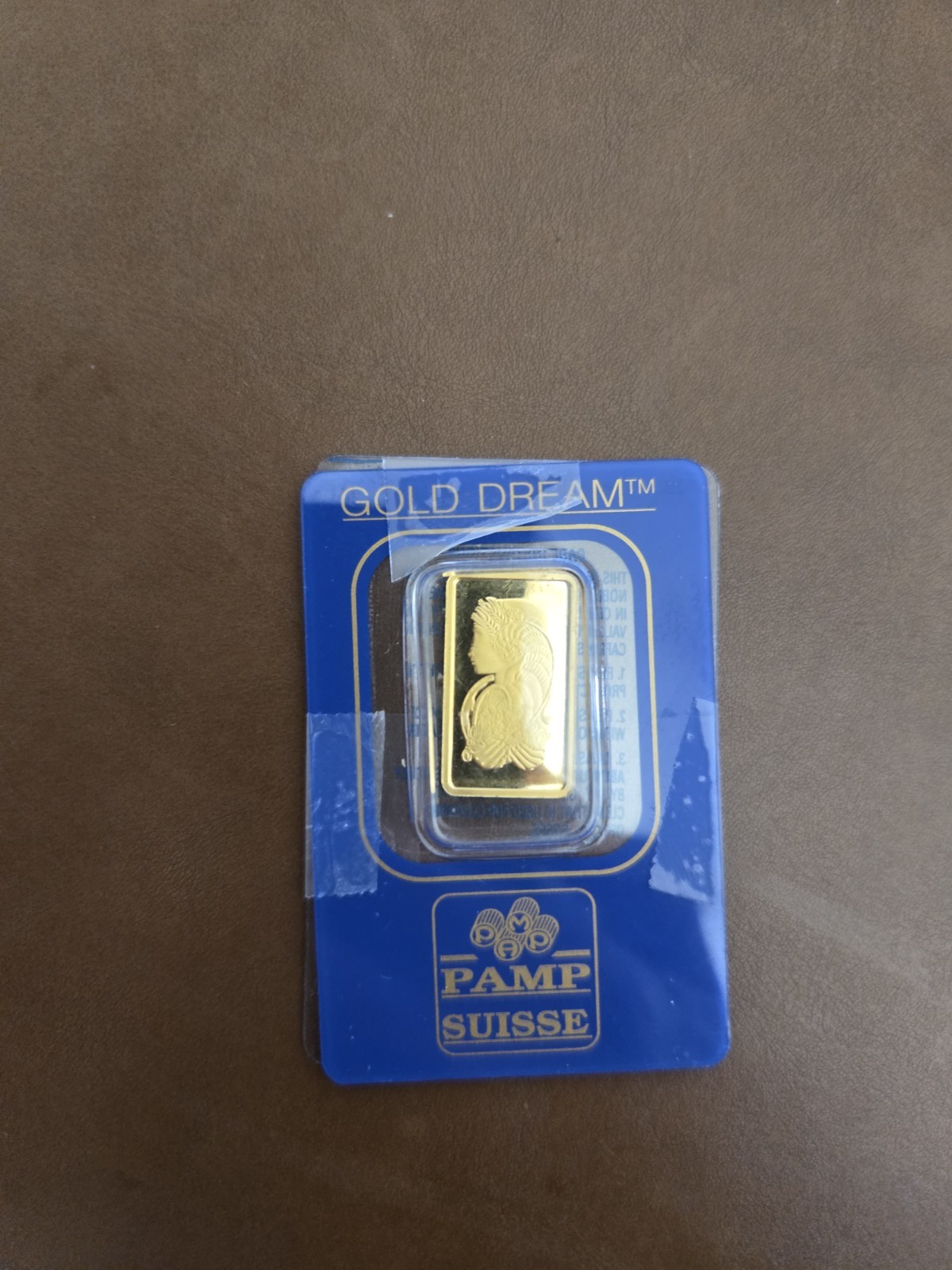 2.5 gram Gold Bar – PAMP Suisse – Fortuna – 999.9 Fine in Sealed Assay
