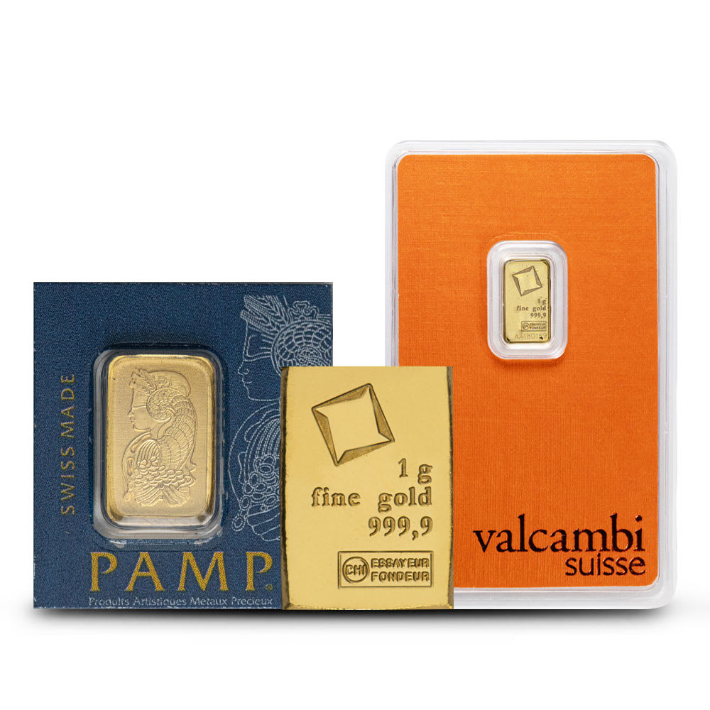 1 Gram .999 Fine Gold Bar (Varied Condition)