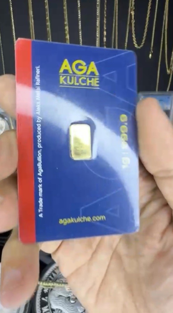 AGA Kulche 1g Gold Bar – 999.9 Fine Sealed Assay Card Investment Bullion