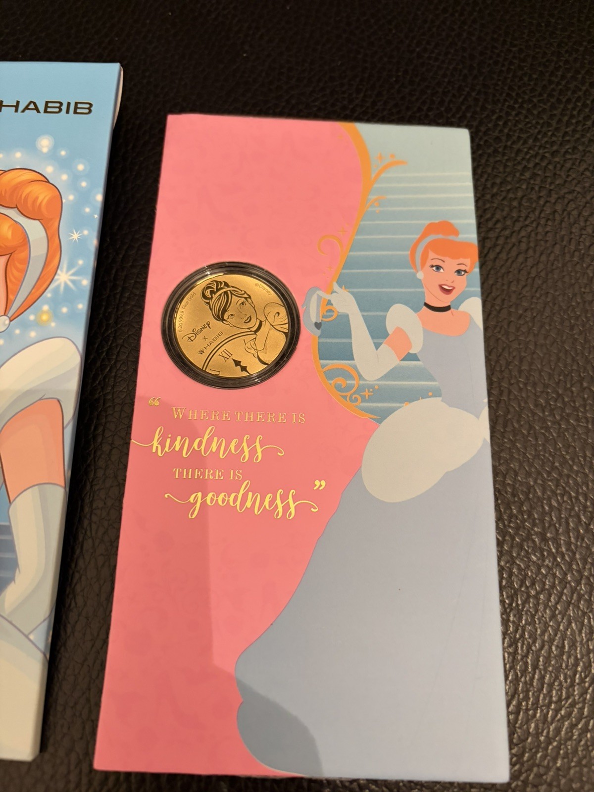 Disney Princess Cinderella design B Pure gold 999.9