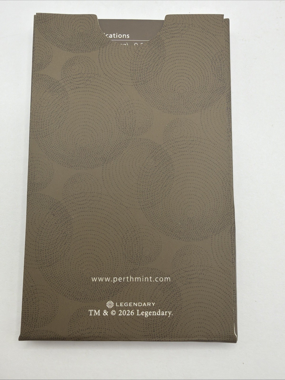 2026 Perth Mint Dune 1g 9999 Gold Bar Limited Mintage w/ Original Packaging