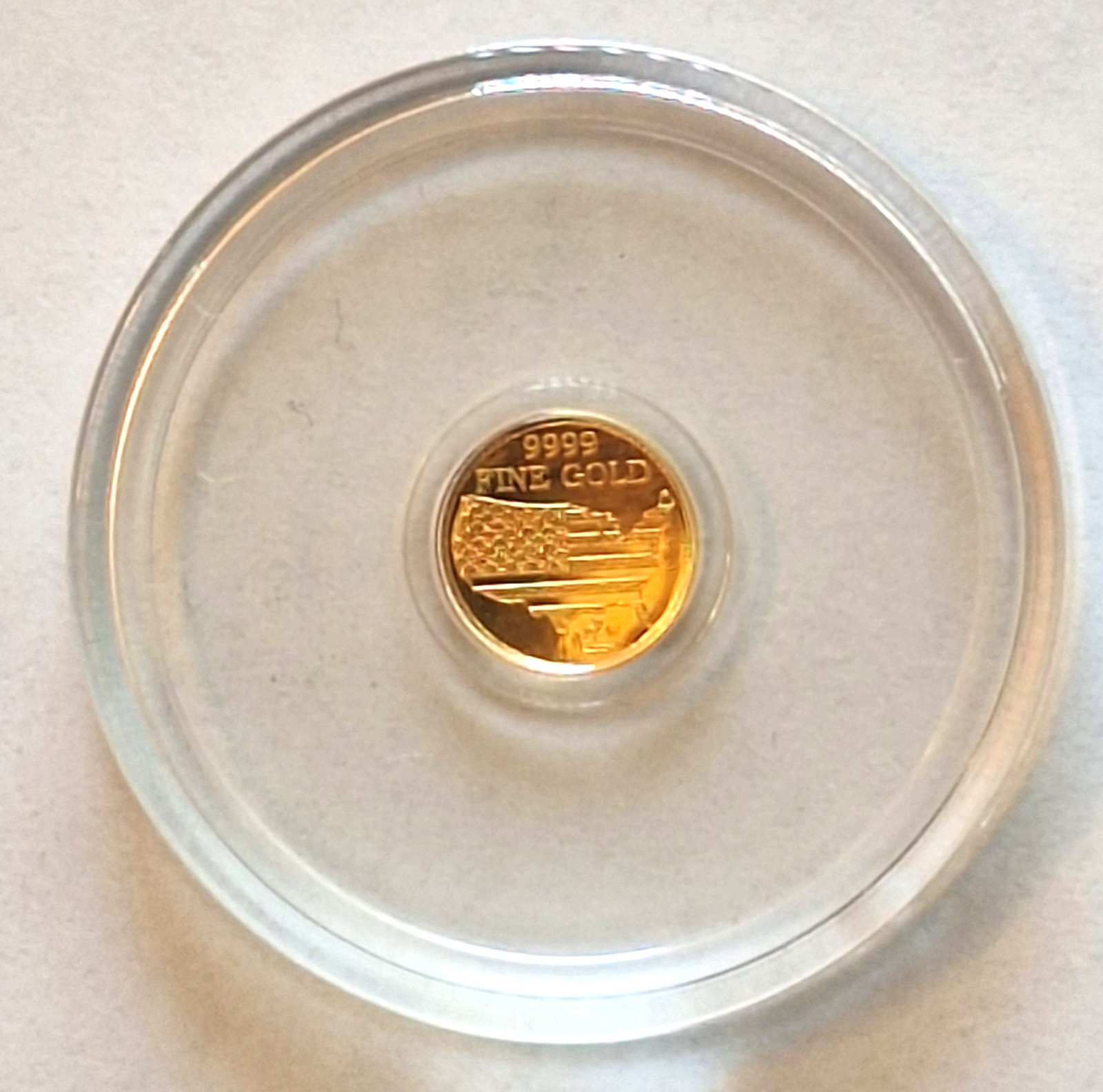 Tube Of 10 x American Bald Eagle Gold 1/500th Ounce Round – .9999 Pure Lot