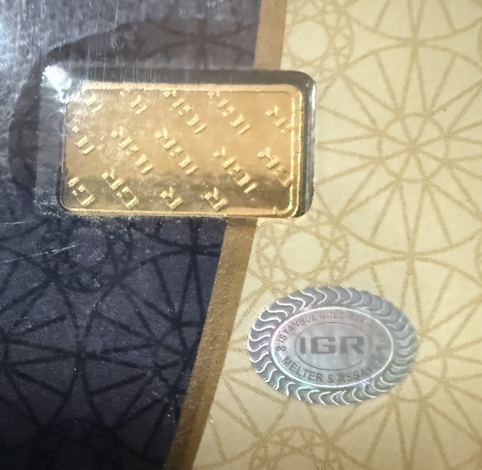 IGR Gold Half Gram Bar (.5g) 999.9 Fine Sealed in Certified Assay Sigma verifie