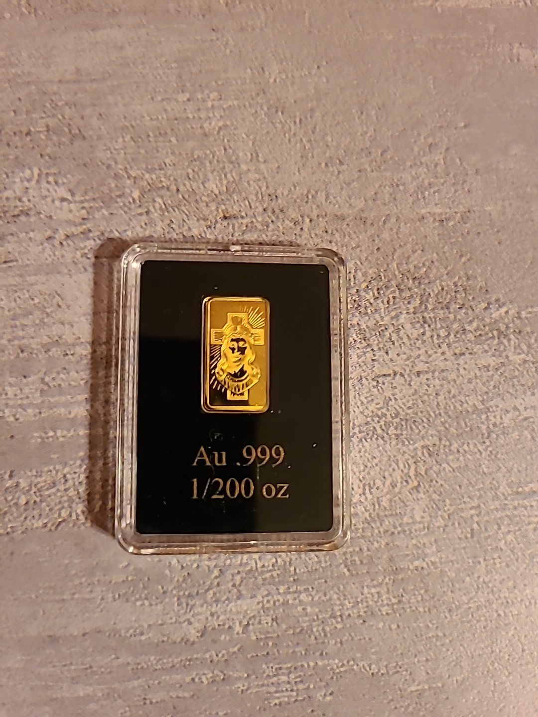 1/200 oz Gold Bar .999 Fine Gold Jesus Republic of Palau $20 Micro Gold