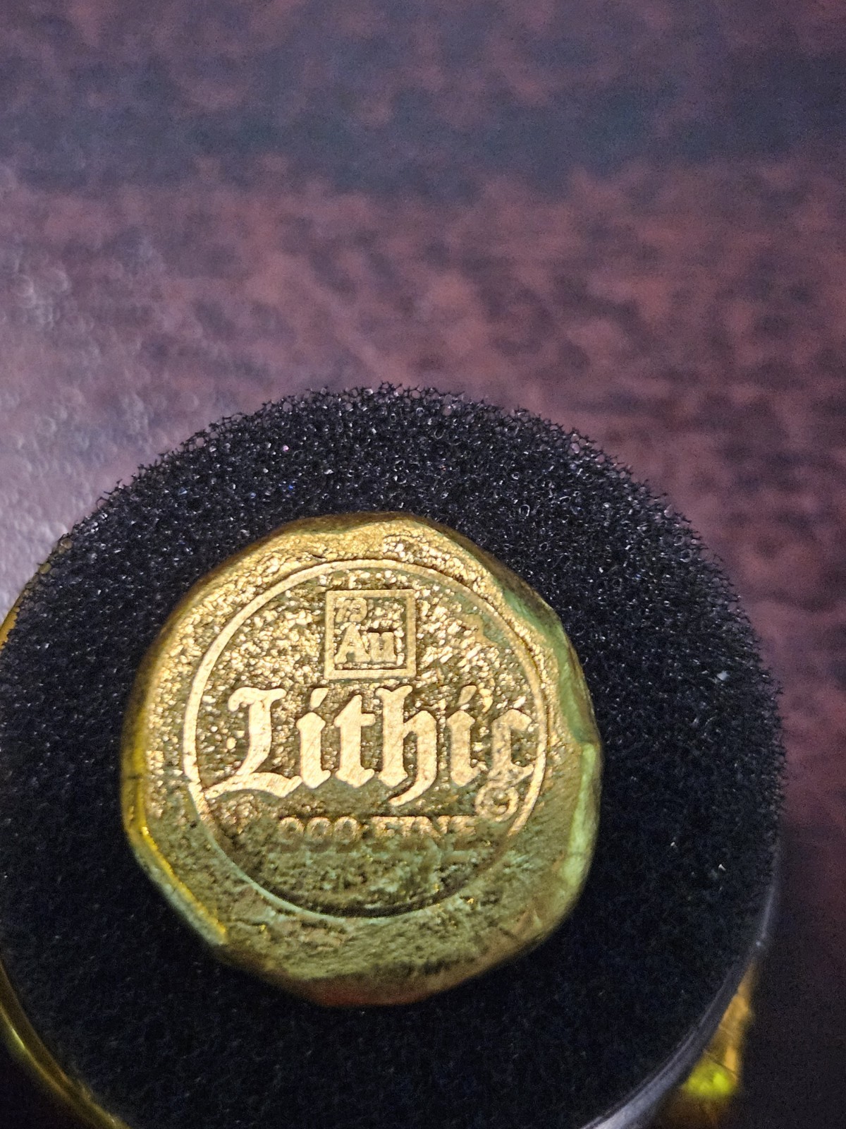 2021 Lithic GoldBugs Hand Poured 1/4oz Gold Round #620/707 – Without Box/COA