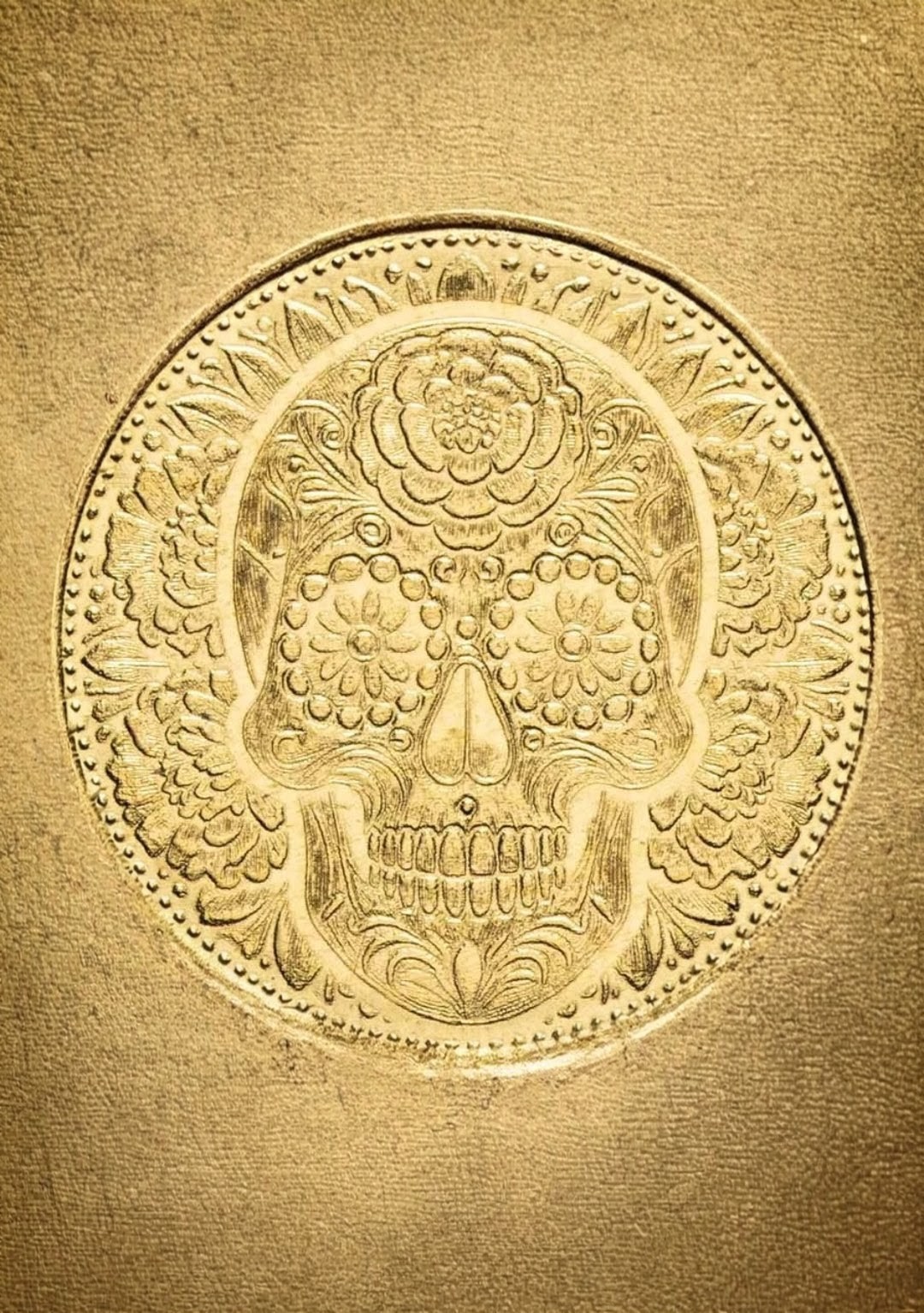 1/200th Ounce Gold 9999 Fine ~ Day of the Dead Rose Skull | Monarch Precious🪙