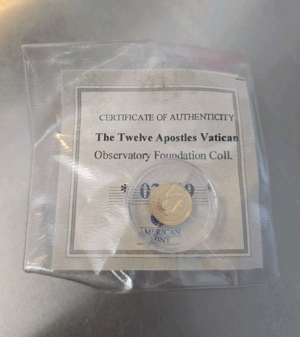 American Mint 0.5 Gram 14K Gold Proof The Twelve Apostles Collection