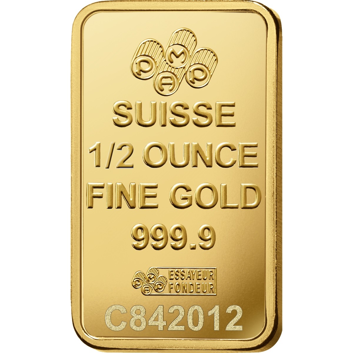 Pamp Suisse Lady Fortuna 1/2 oz Gold Bar – In Assay Card
