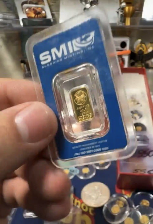 1 Gram Sunshine Mint Gold Bar- SEALED – Enjoy It In The ASSay – Same Day Ship
