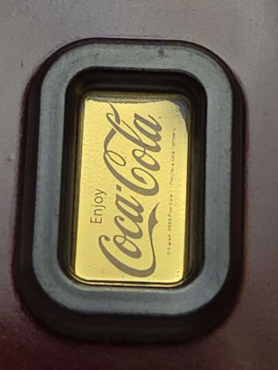 Coca-Cola 1/2 Gram .9999 Pure Gold Bar in Assay Package–Collectible Gold RTC167
