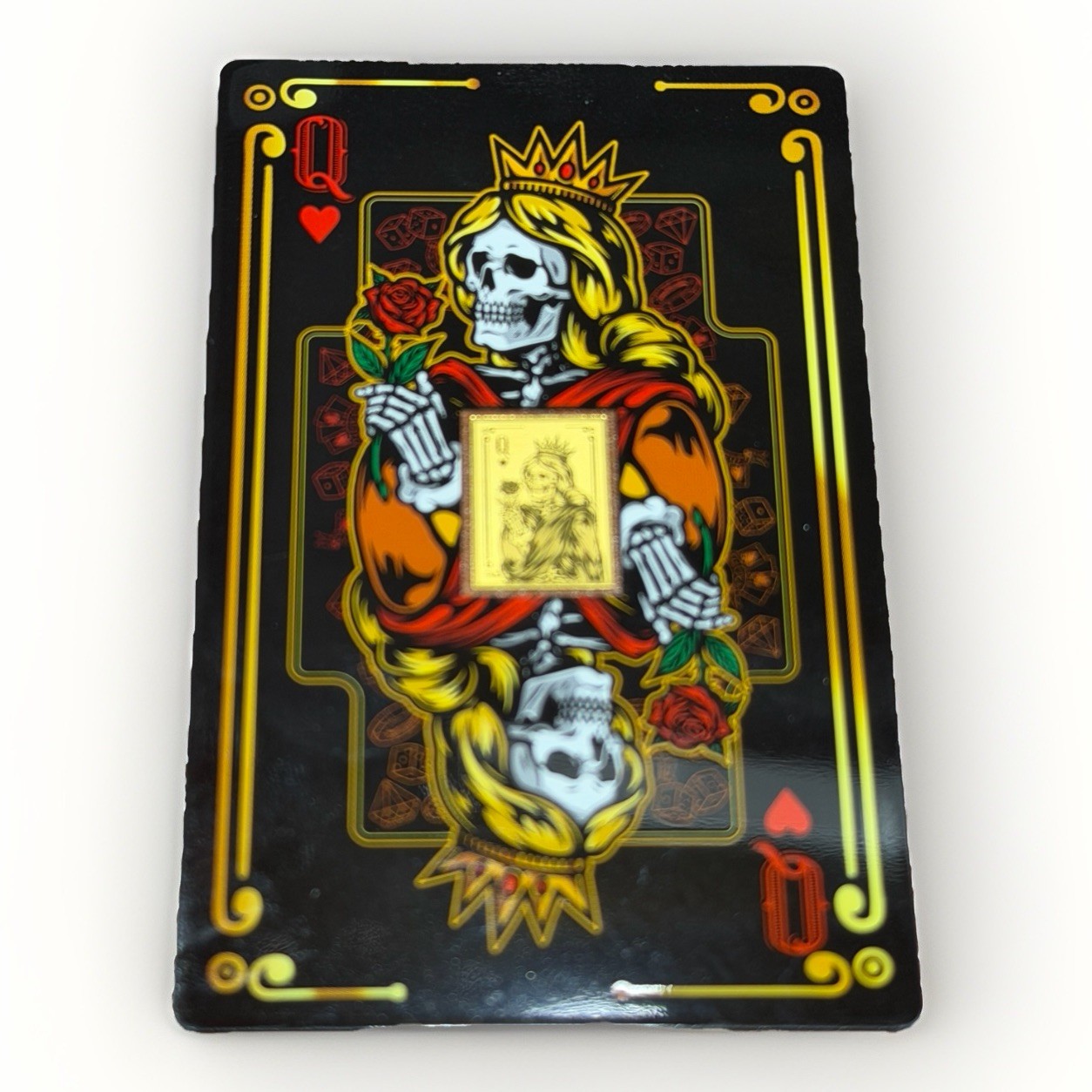 2025 Gabon Queen of Hearts Sugar Skull 1000 Francs 1/1000th oz Gold Ltd: 5000 Pc