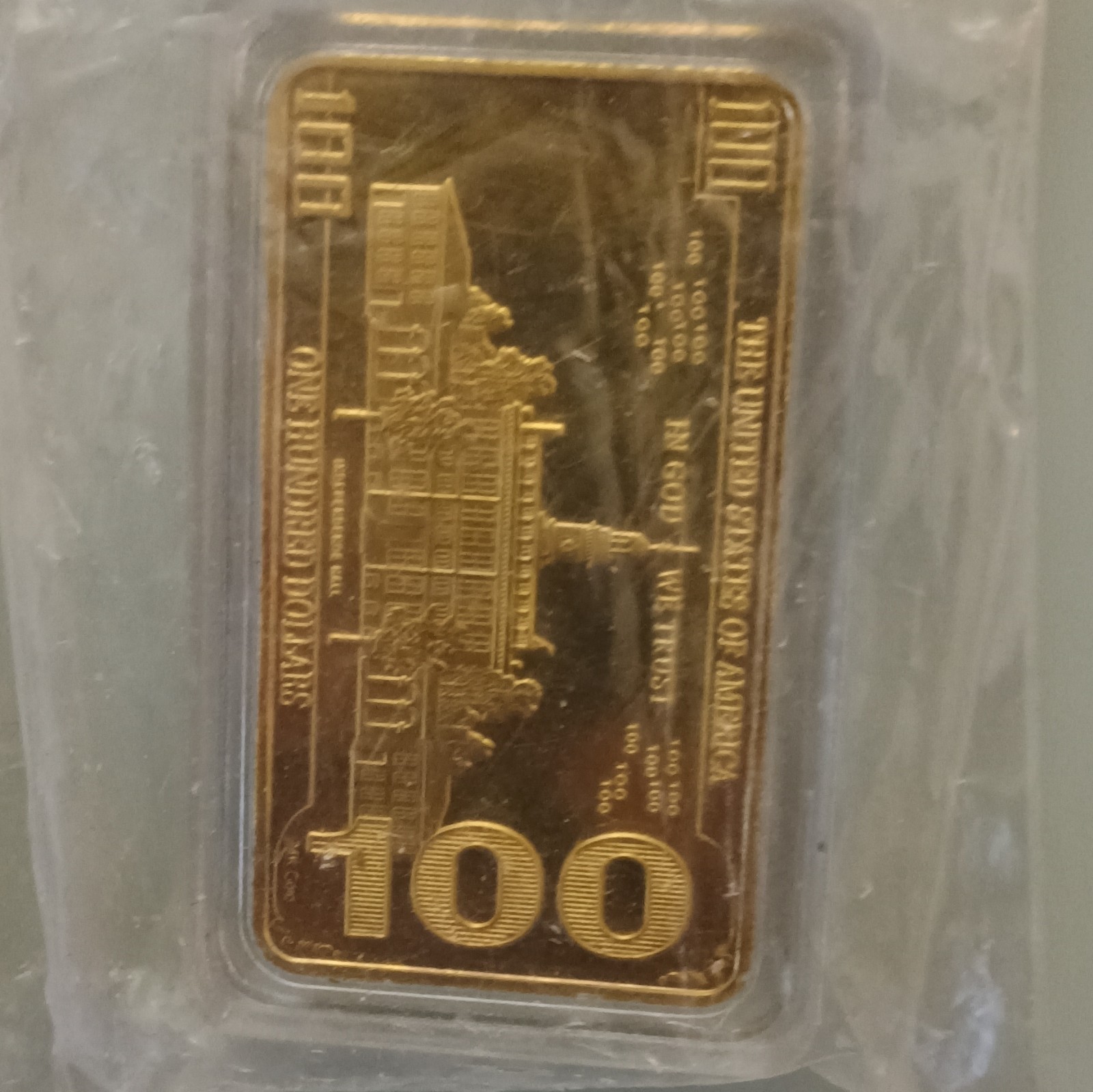 United States of America 2kk Gold Platted Bars Lot of 11