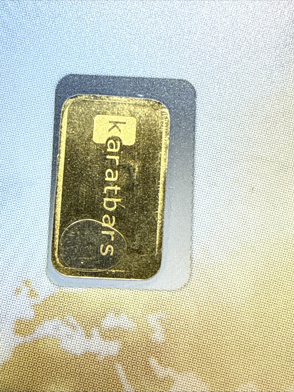 KARATBARS .1 GRAM .9999 FINE 24K GOLD BARS KARATPAY 1/10G SET OF 3