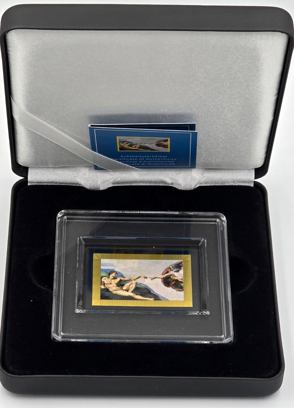 Michelangelo The creation of Adam 1/200 Oz Gold .999 coin Tokelau 2 dollars