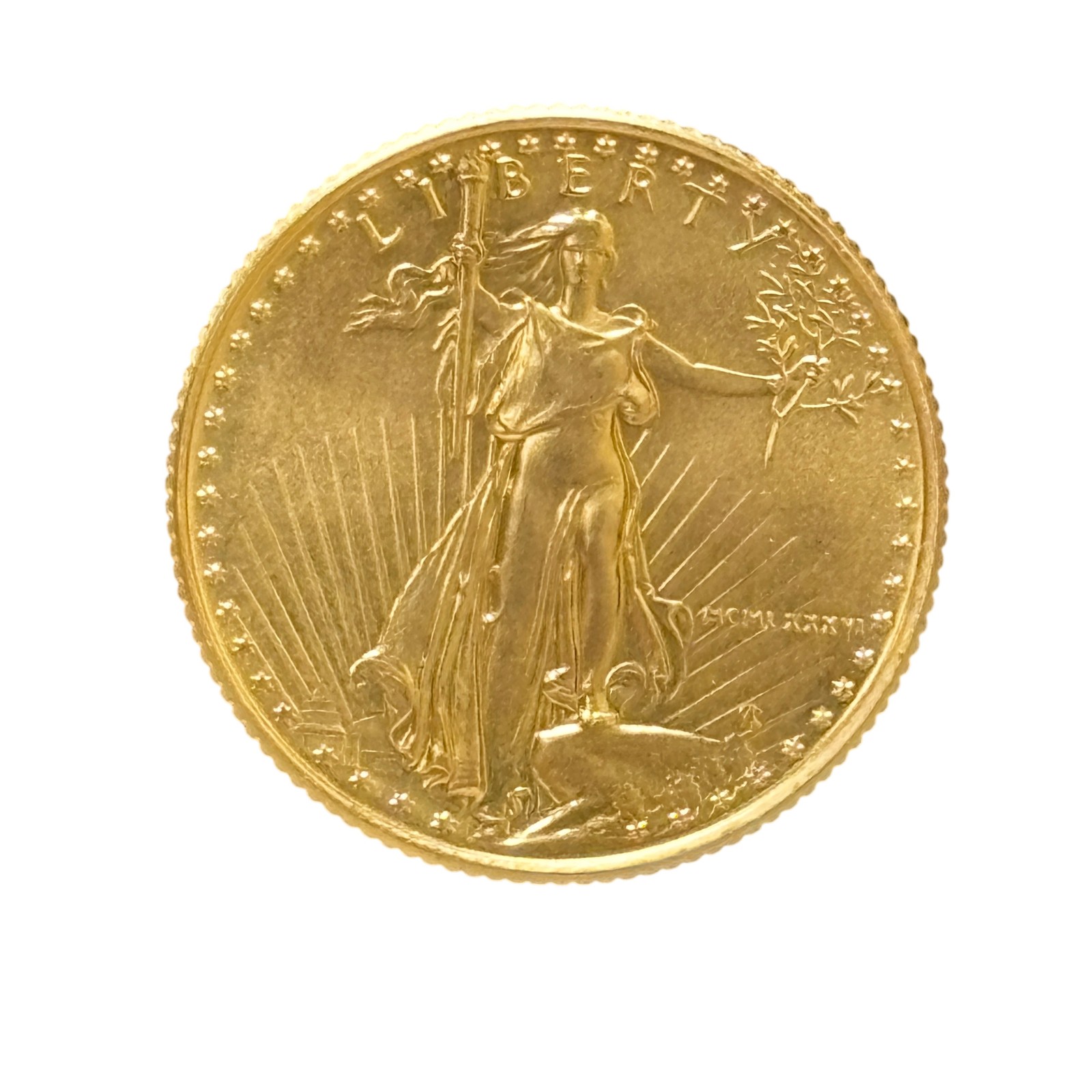 1986 1/4 OZ Fine Gold 22 Karat American Gold Eagle Coin – 10 Dollars – 8023