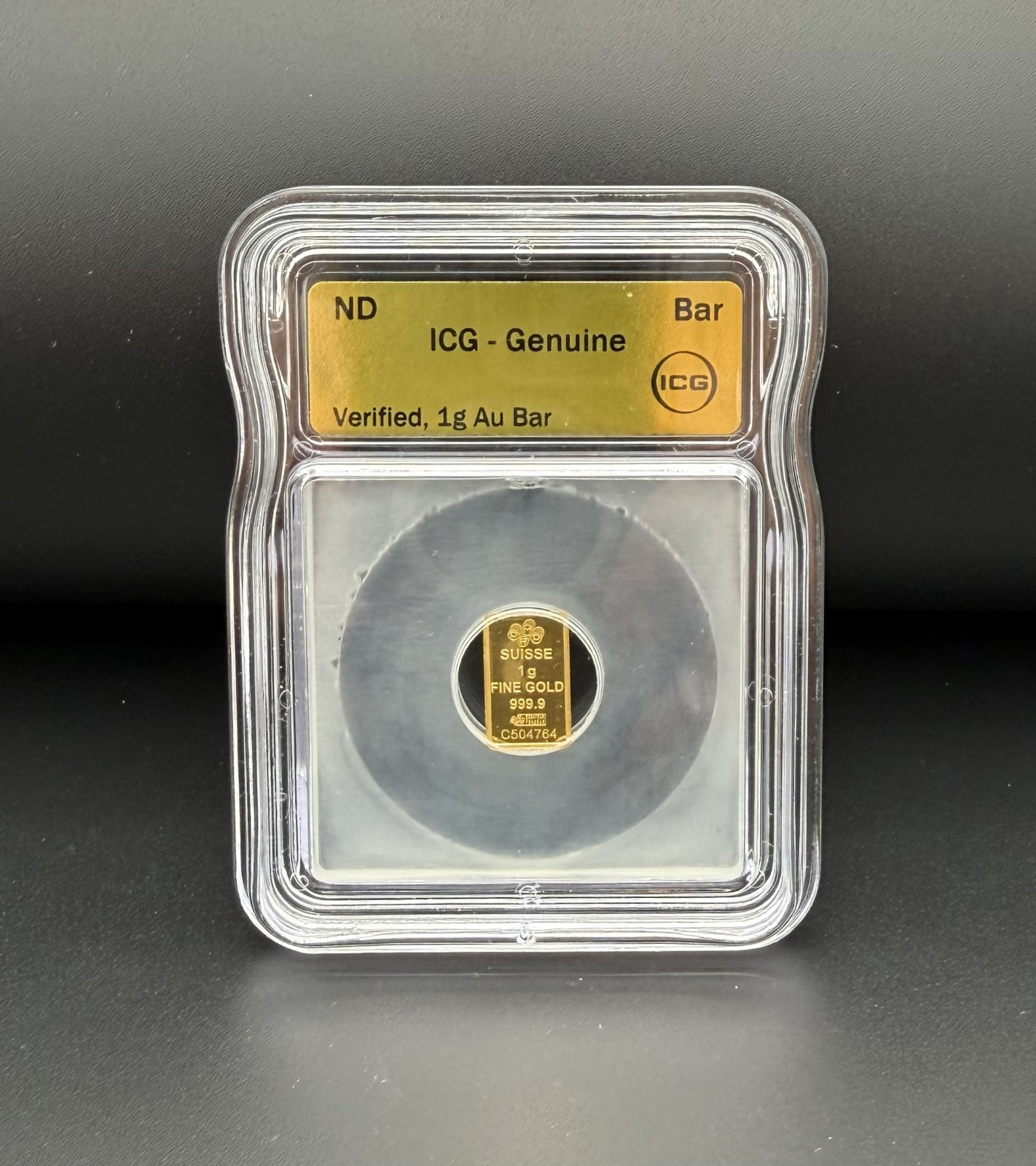 1 Gram Gold Bar ICG Verified Genuine .9999 Fine Gold Bullion Affordable Stacking