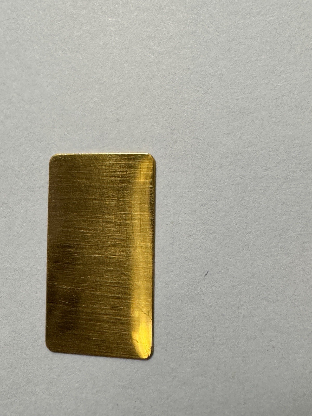 1/100 oz .999 Fine Gold Bar, Scottsdale Mint, 526