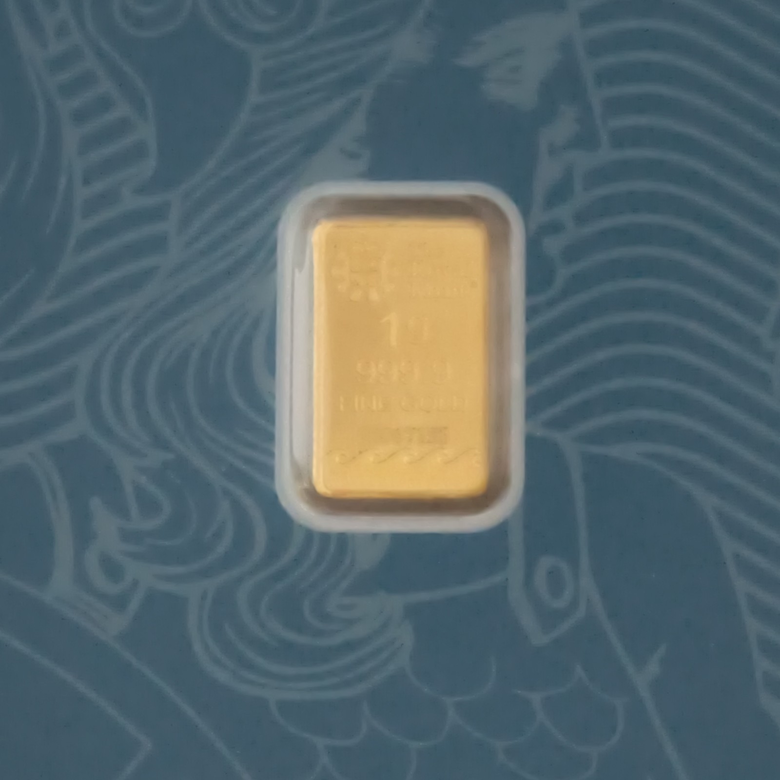 Royal Mint 1g One Gram Fine Gold 9999 Bullion Bar Sealed And Sigma Tested Grey