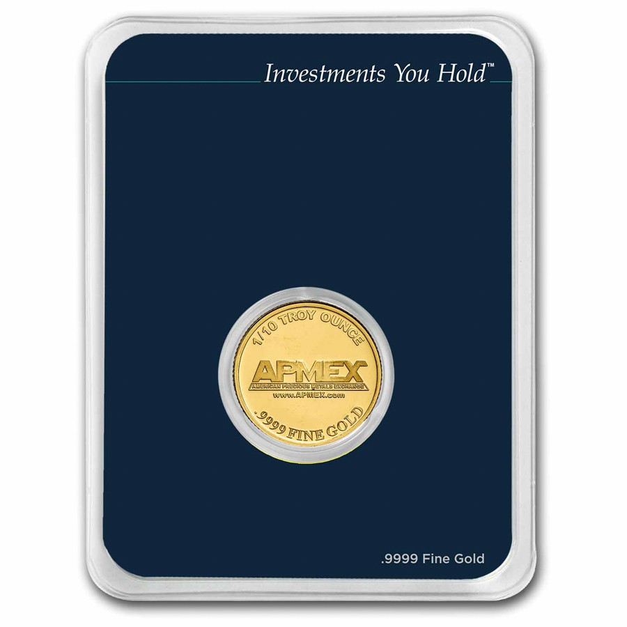 1/10 oz Gold Round – APMEX (In TEP Package)