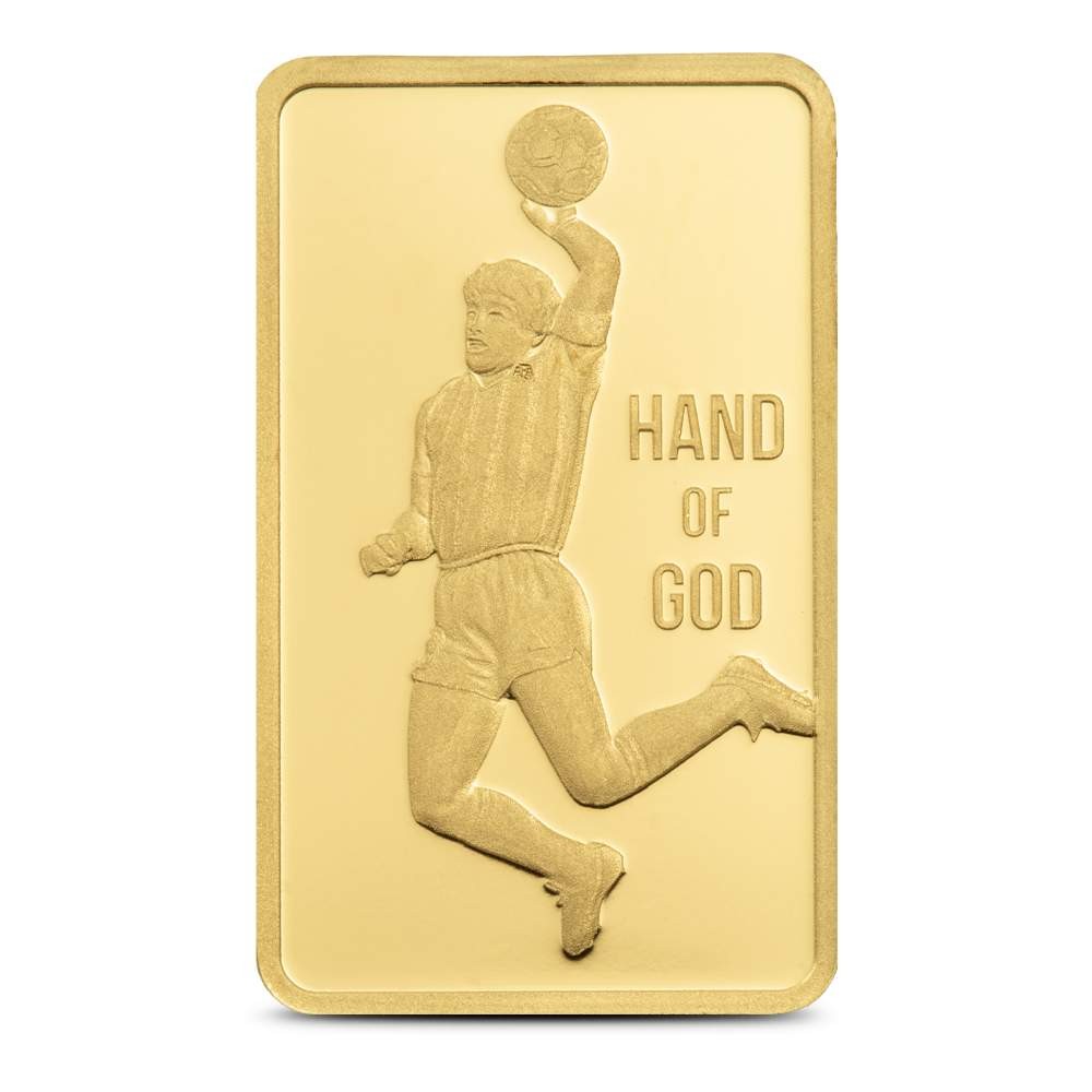 1 Gram PAMP Suisse Maradona Gold Bar (New w/ Assay)