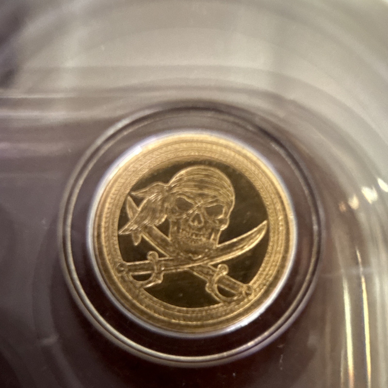 ICG MS70 No Date 1/500 oz Gold Round Pirate’s Gold Limited Edition