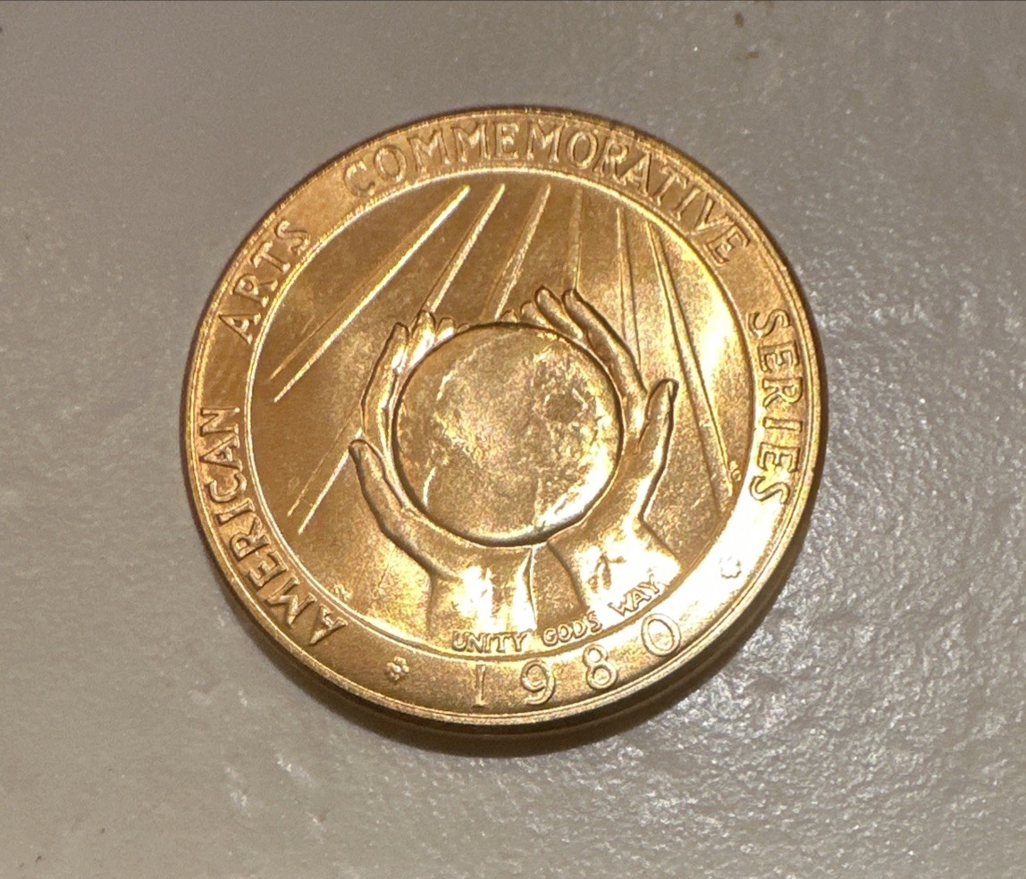 Marian Anderson US Mint 1/2 troy oz of Gold plus 1/18th of copper
