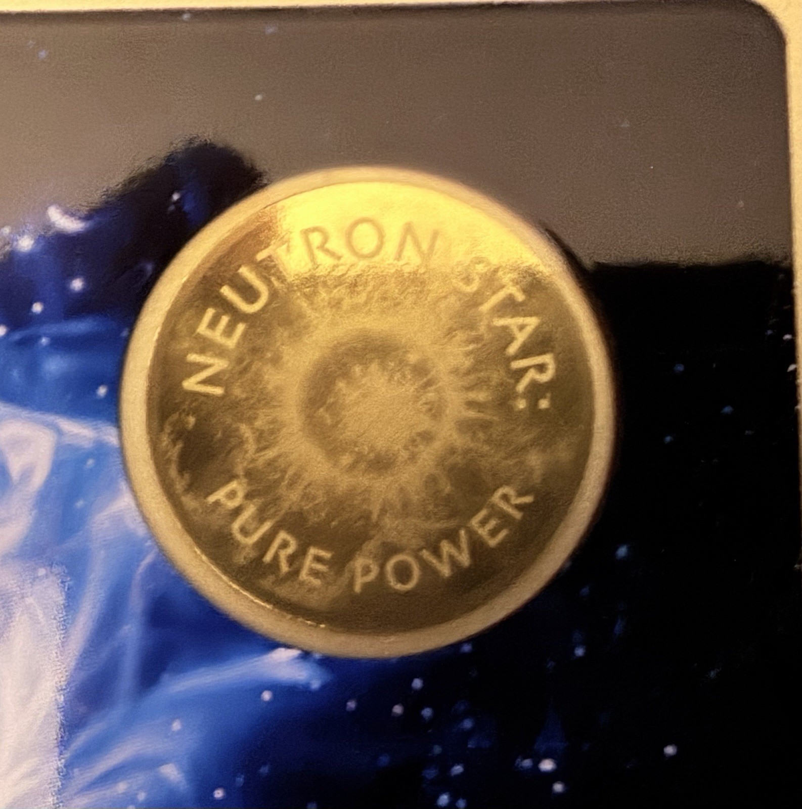 Neutron Star 1/1000 oz 999 Fine Gold Round in Card With COA Brand New