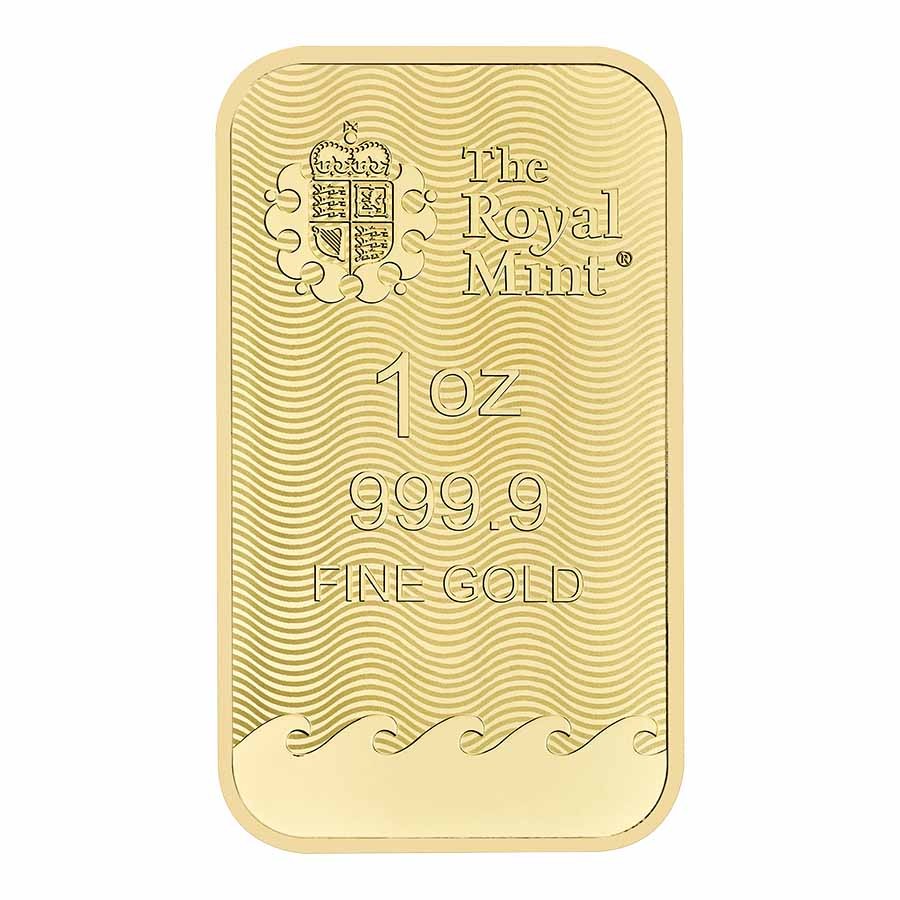 1 oz Gold Bar – The Royal Mint Britannia (New Assay)