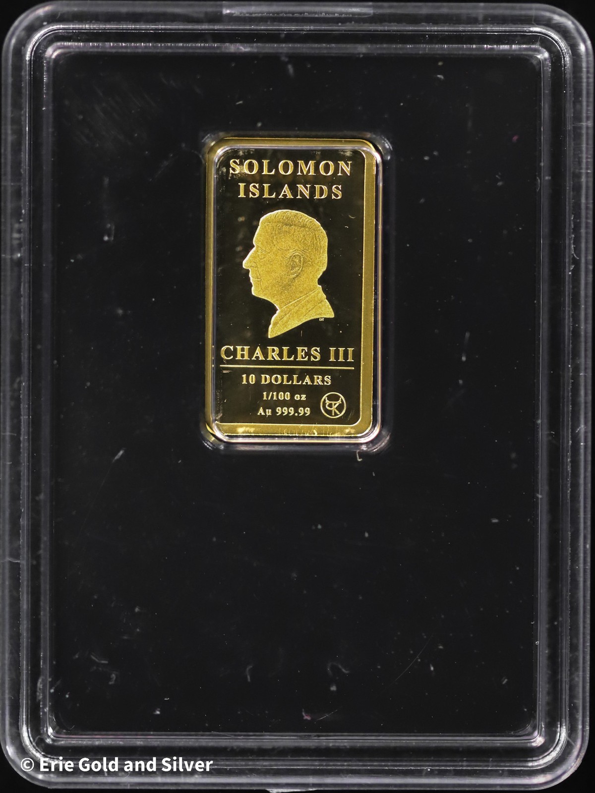 Solomon Islands Kangaroo Proof 1/100th oz Gold Bar