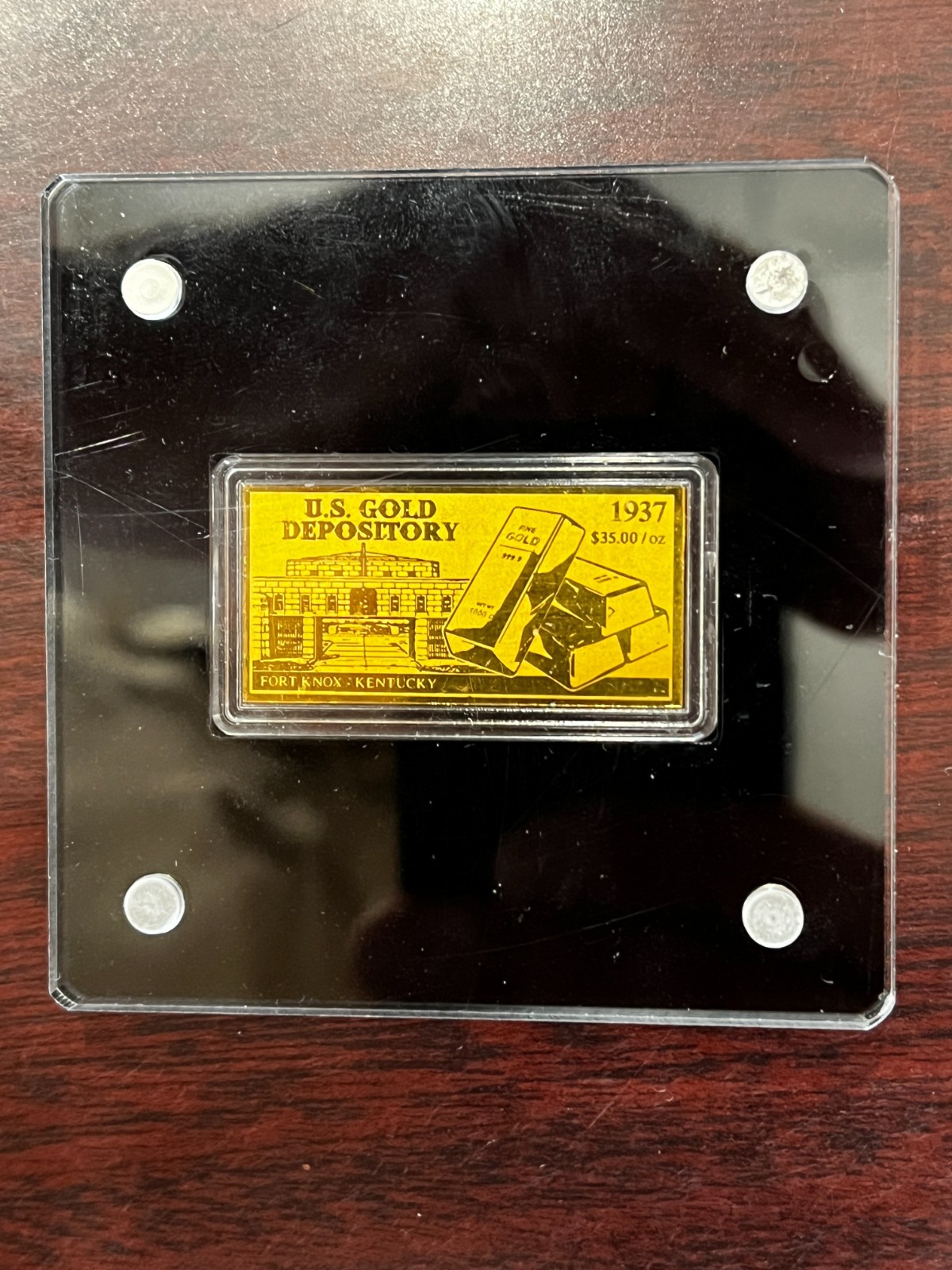 2022 US Gold Depository 1/200 oz Gold Bar